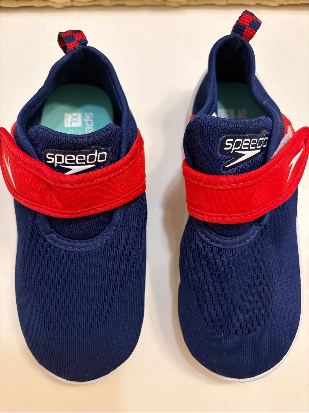 Speedo Kids Navy and Red Slip-On Water Sneakers